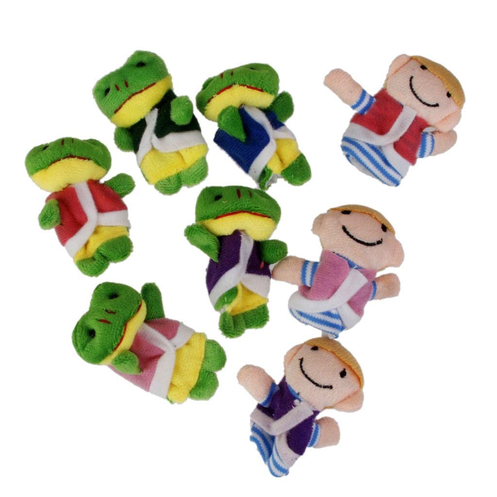 Amazon.co.jp: F Fityle 知育玩具 指人形 グローブ 手袋人形 動物 8本